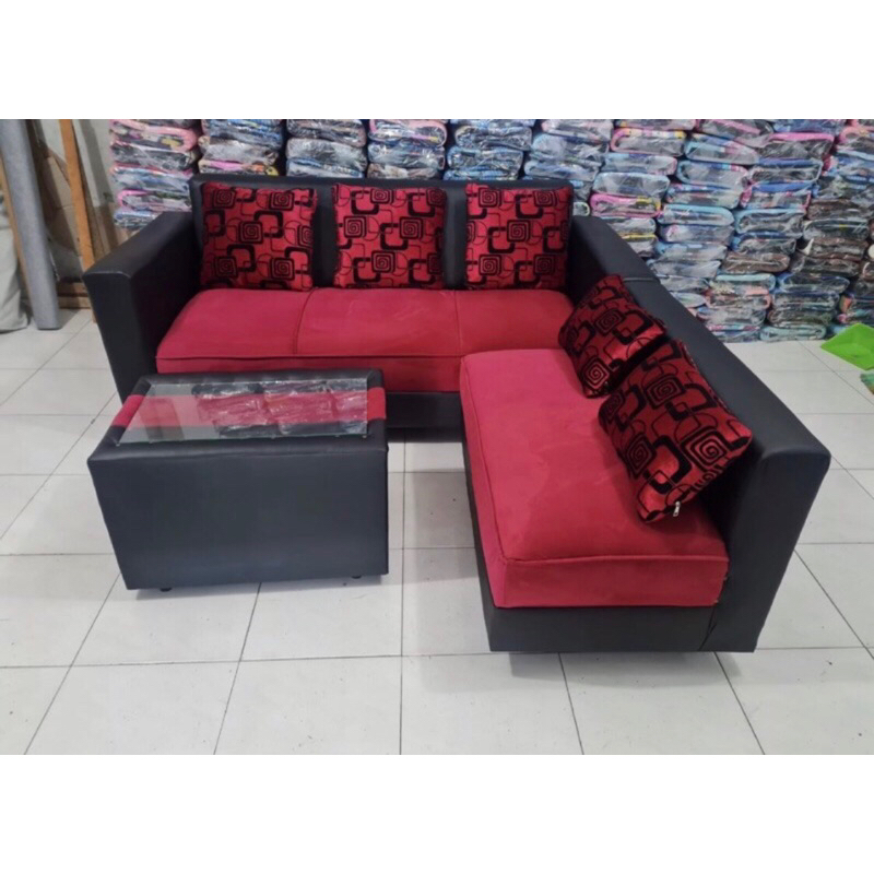 BISA KIRIM SE INDONESIA SOFA L PUTUS BISA PILIH WARNA SOFA TAMU