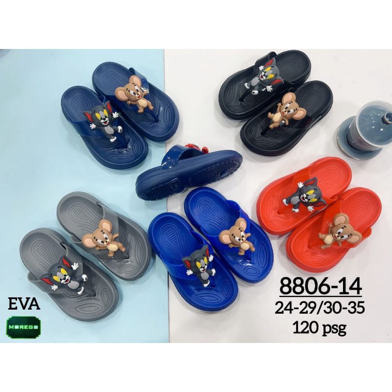 SANDAL JEPIT KARET EVA BONEKA MRG 8806-14 IMPORT(24-29)