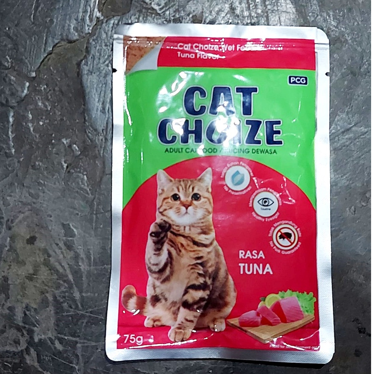 MAKANAN BASAH KUCING CAT CHOIZE POUCH - 75 GR