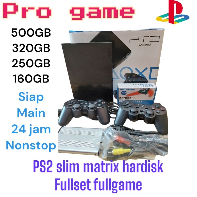 PS2 SLIM MATRIX HARDISK EXTERNAL 500 GB