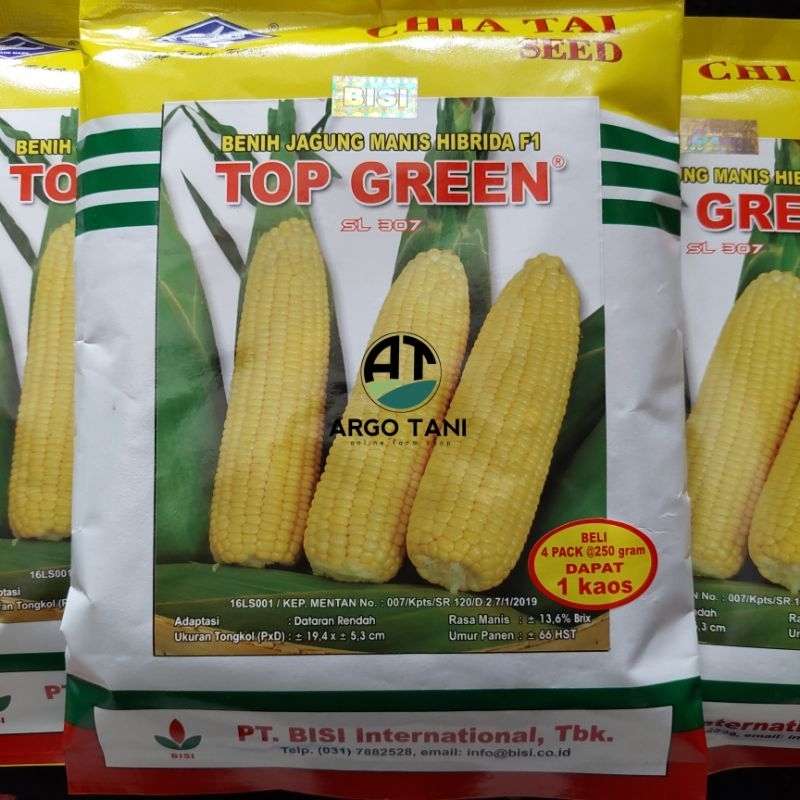 Benih jagung manis F1 TOP GREEN