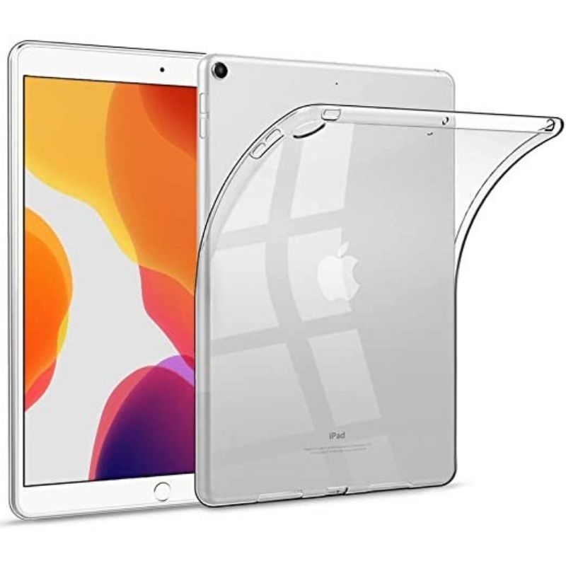 Case iPad 9 / 8 / 7 Jelly 10.2 Inch Gen 9th 8th 7th Generation Generasi Casing Bening Clear Silikon Softcase Soft Apple Silicone