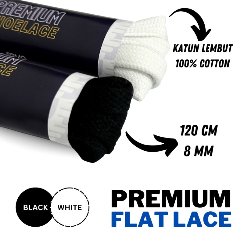 FOMO - FOMO TALI SEPATU SHOELACES Sepatu Sneakers Kasual Unisex Pria Wanita