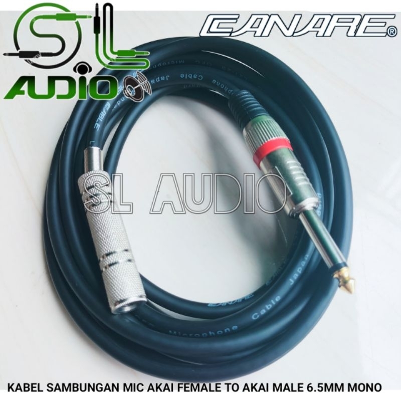 Kabel Jack Sambungan Mic / Kabel Extention Akai Male To Female