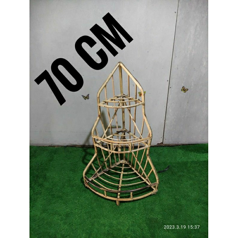 keranjang parcel rotan 70 Cm susun 3