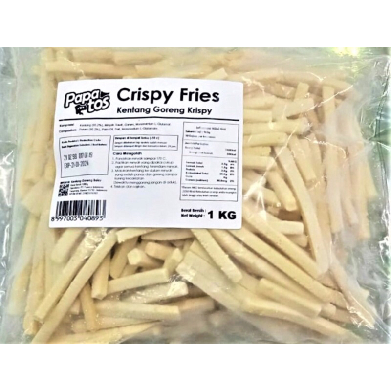 

Papatos Kentang Crispy 500gr