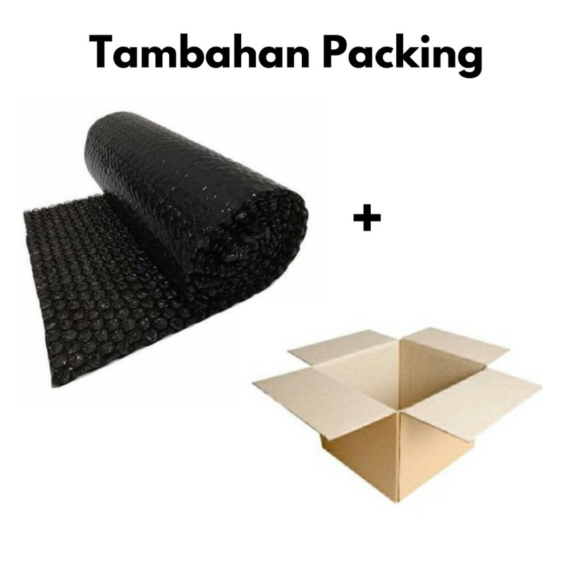 

TAMBAHAN PACKING DUS + BUBBLE WRAP / PELINDUNG AGAR PAKET AMAN