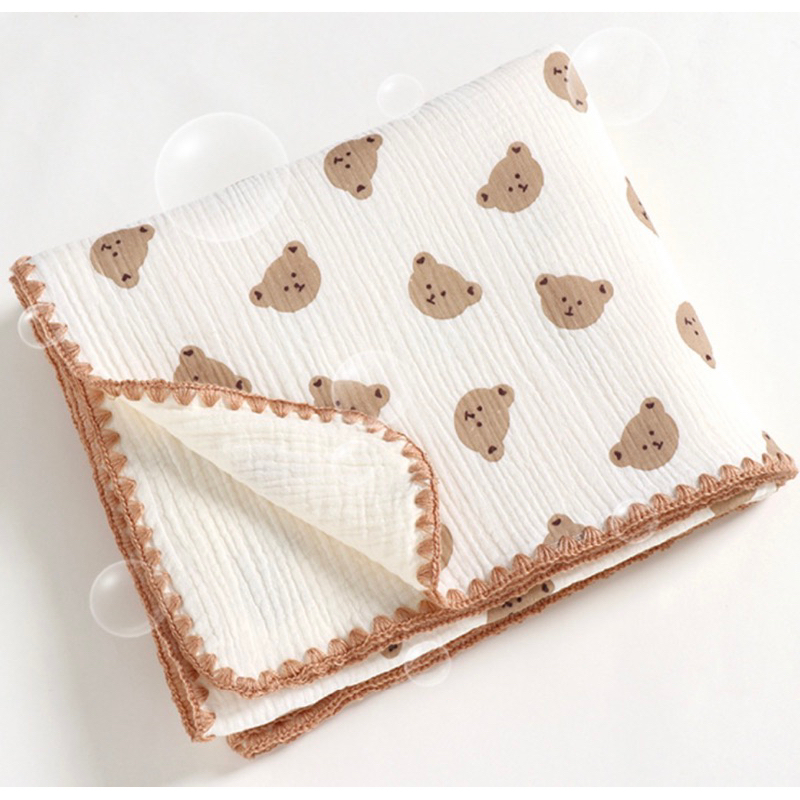 Four layer cotton muslin blanket korea