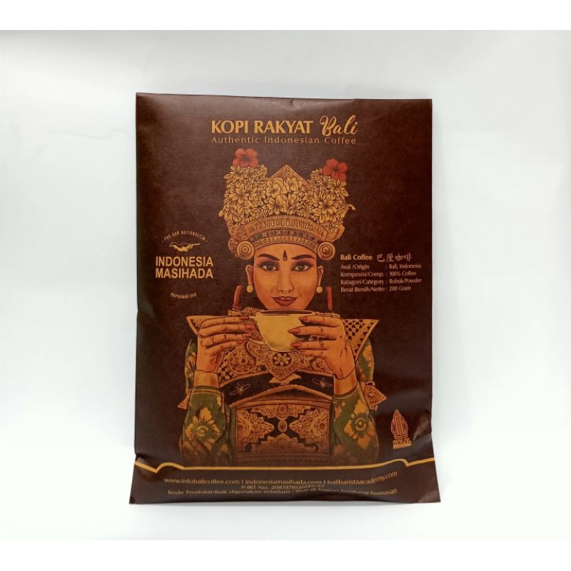 

Kopi Rakyat Bali Robusta Khas Bali 200gr