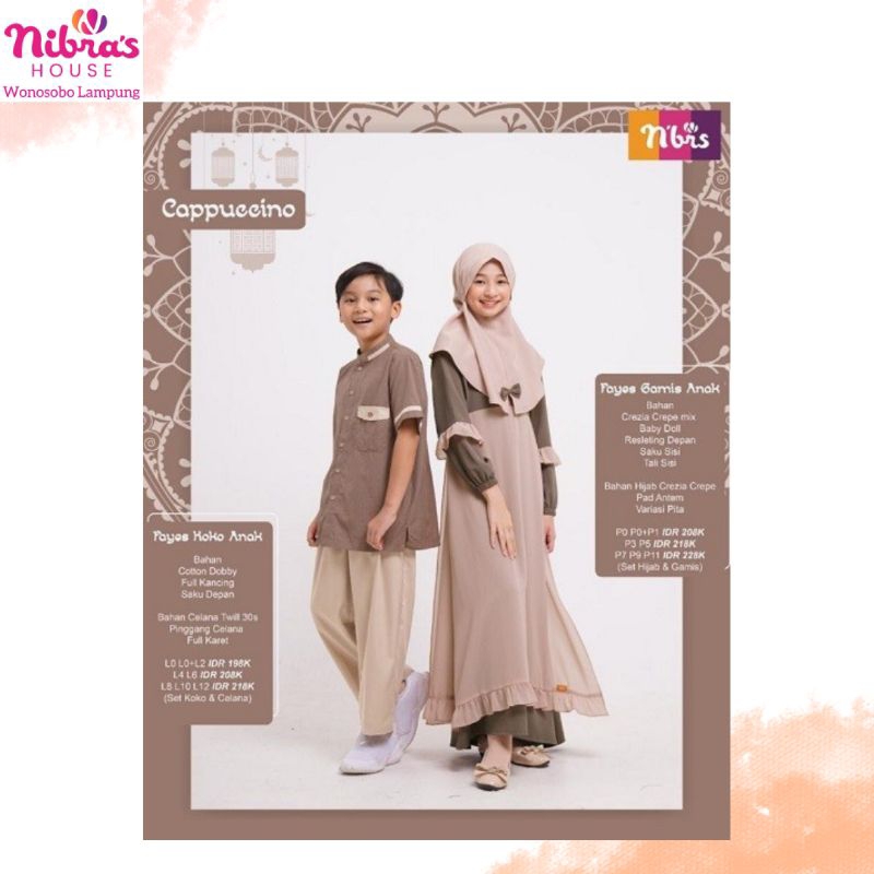 Nibras Fayes Gamis Anak Nibras Sarimbit