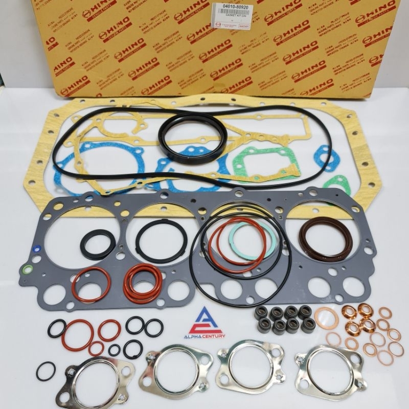 PAKING FULL SET HINO DUTRO HT130 HT 130 PLAT ORI GARANSI