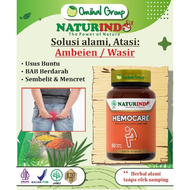 Obat Wasir ampuh Ambeien ambeyen  Hemoroid / Wasir Stadium 1 sampai 4 Herbal Alami HEMOCARE