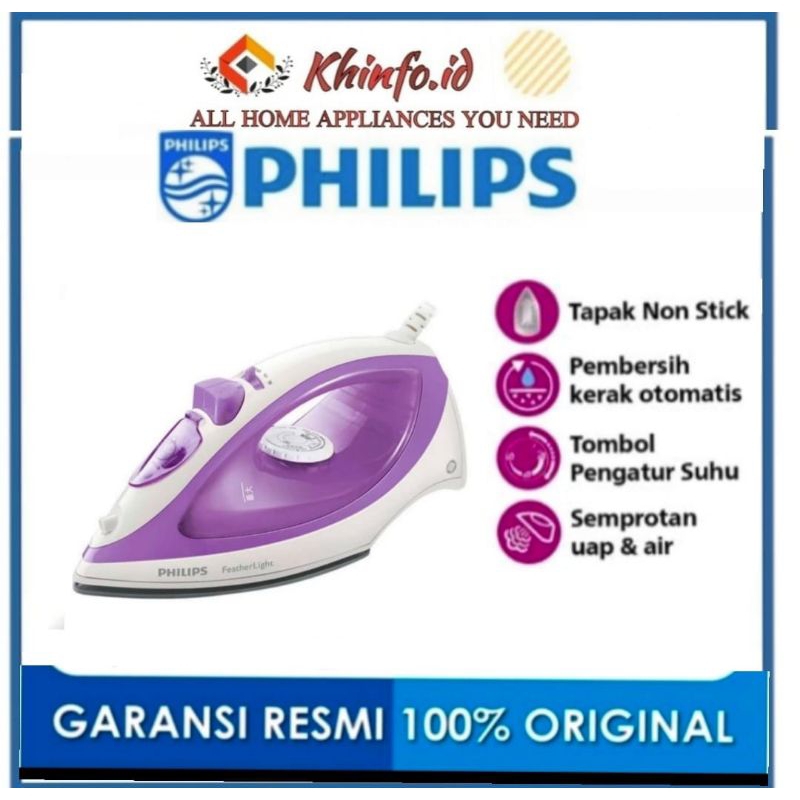 Steam Iron philips GC1418 setrika uap philips/GC1418/PHILIPS GC1418