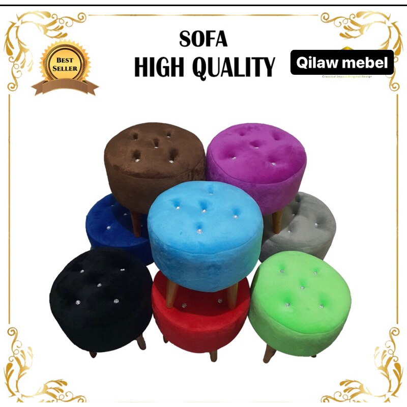 SOFA STOOL KANCING / KURSI STOOL / SOFA TAMBAHAN