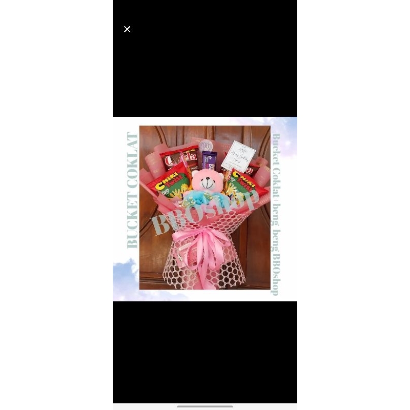 

Bucket makanan / buket makanan / hadiah ulangtahun / hadiah wisuda