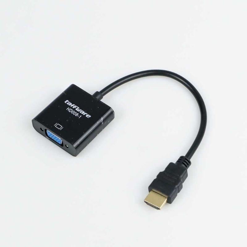 Converter Adapter HDMI ke VGA female HITAM