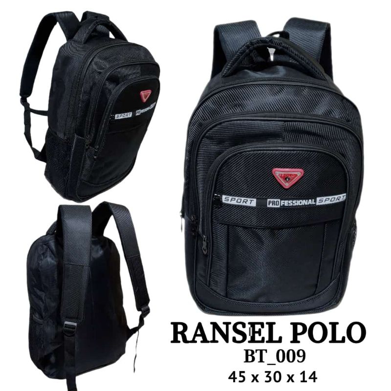 RANSEL POLO 18INC/RANSEL KERJA/RANSEL SEKOLAH/RANSEL LEPTOP/RANSEL KEKINIAN/RANSEL MURAH