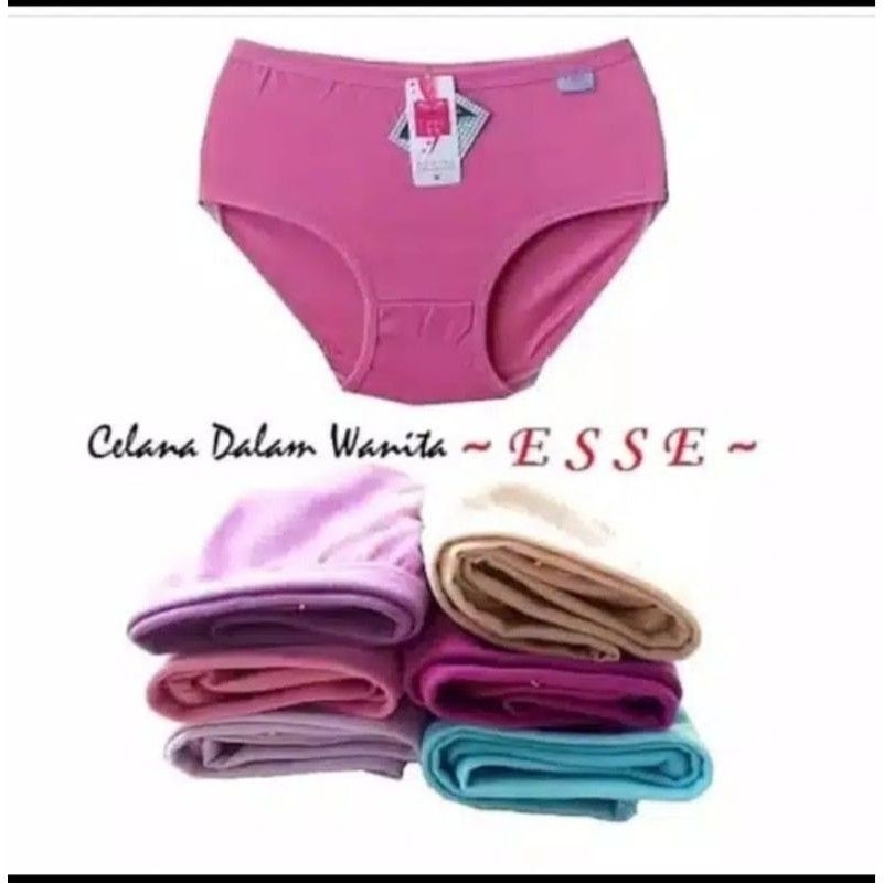 3Pcs Celana Dalam Wanita Murah/CD WANITA Katun ESSE Murah/CD Wanita Murah