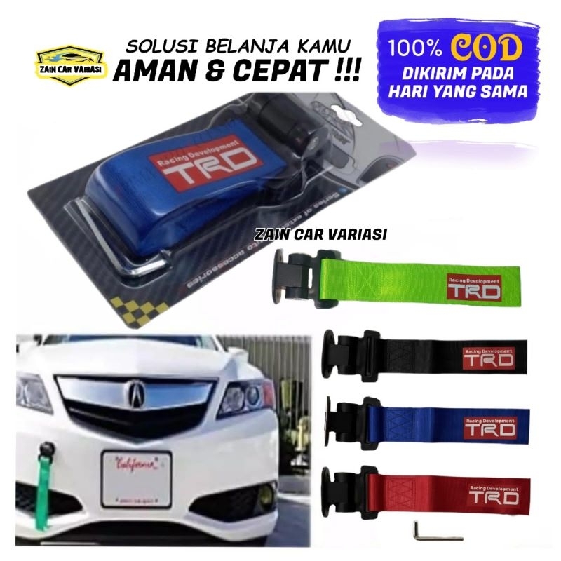 TOWING STRAP KAIN TEMPEL TRD AVANZA XENIA JAZZ YARIS SWIFT VIOS ERTIGA BRIO