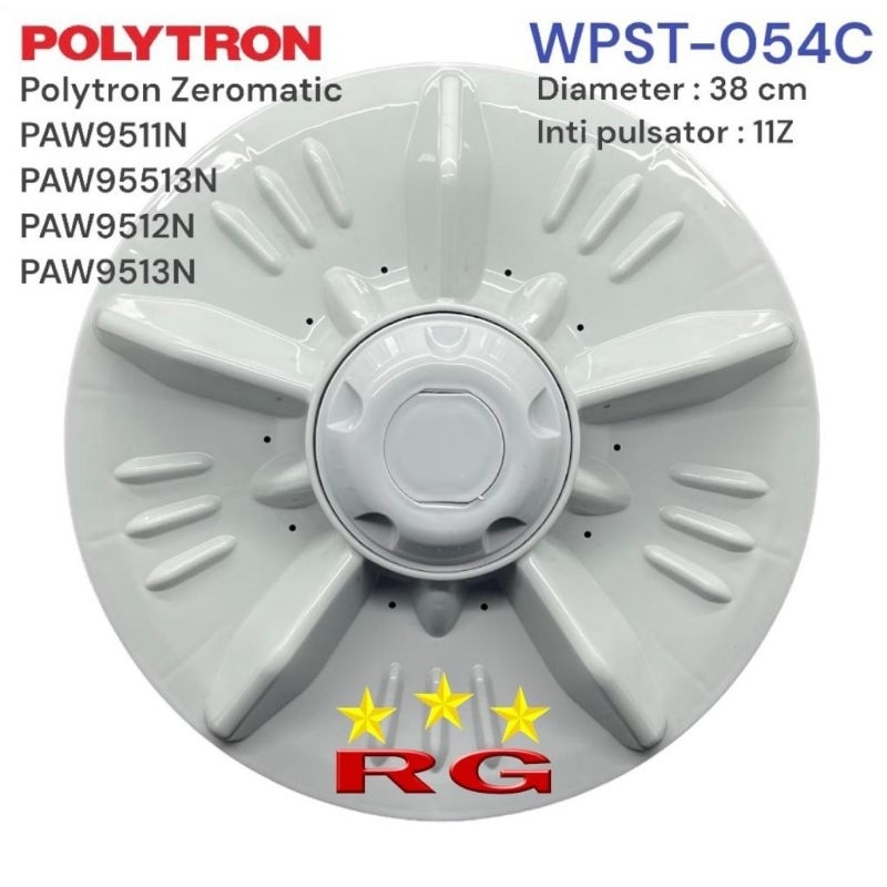 PULSATOR POLYTRON MESIN CUCI 1 TABUNG 38 CM ZEROMATIC
