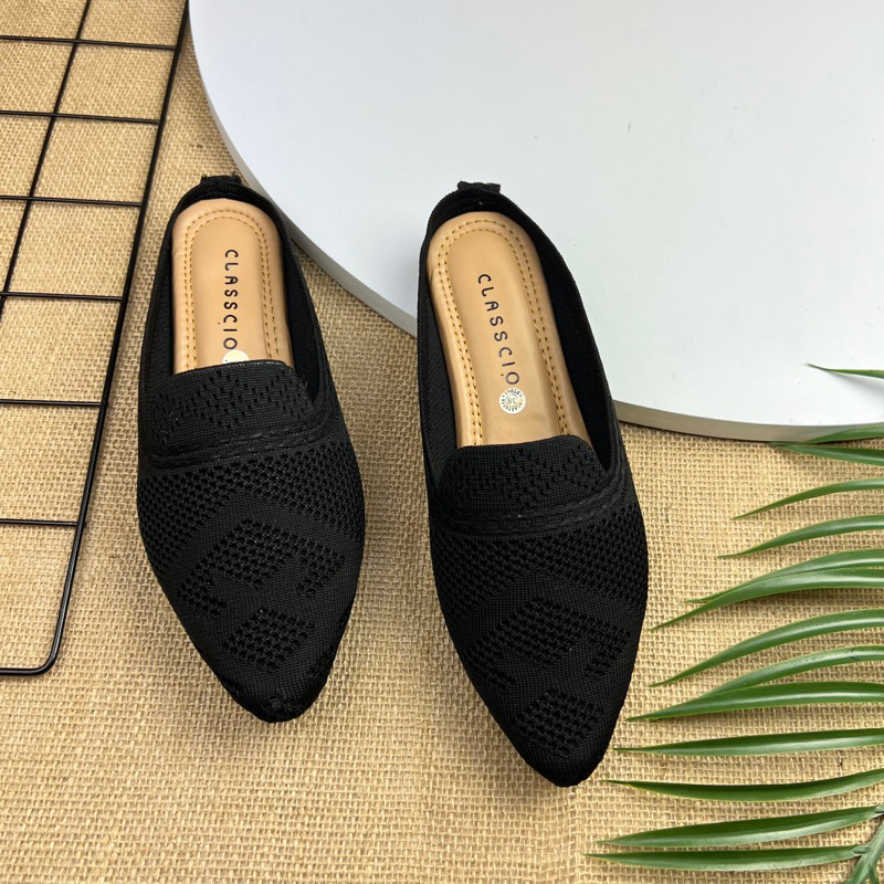 MARASYAFFA - SEPATU FLAT RAJUT WANITA SF 56