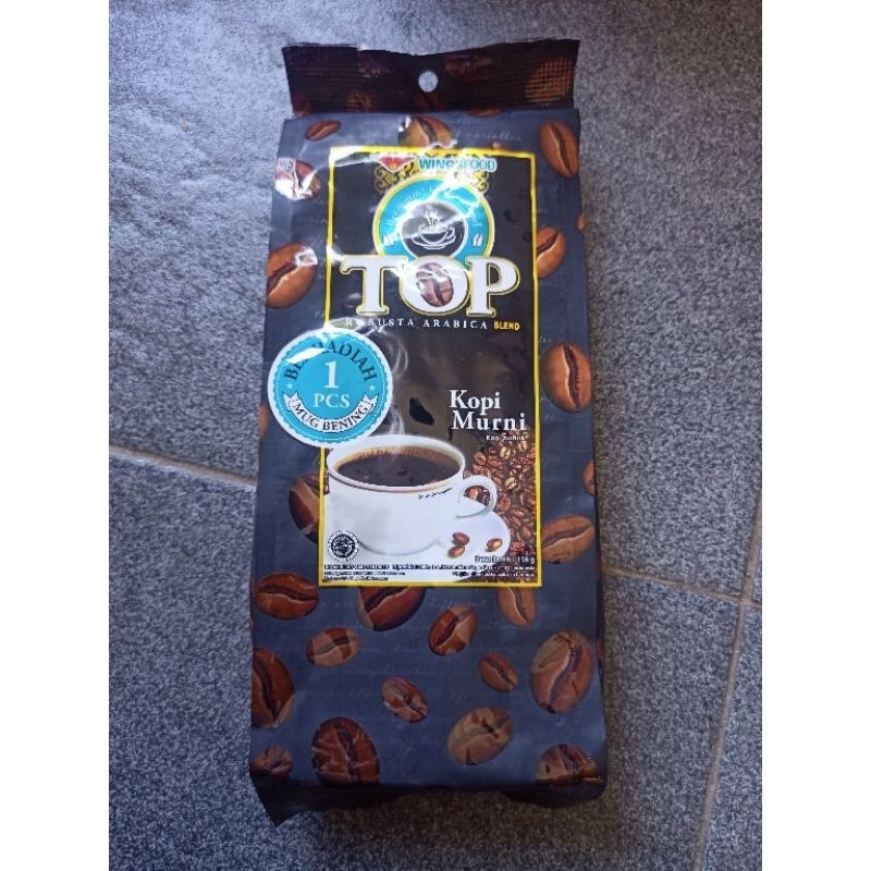 top kopi murni 158gr (tanpa gelas)