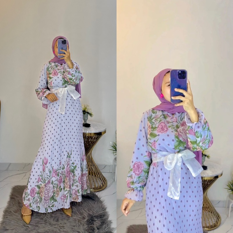 maxi cerutty plisket bunga