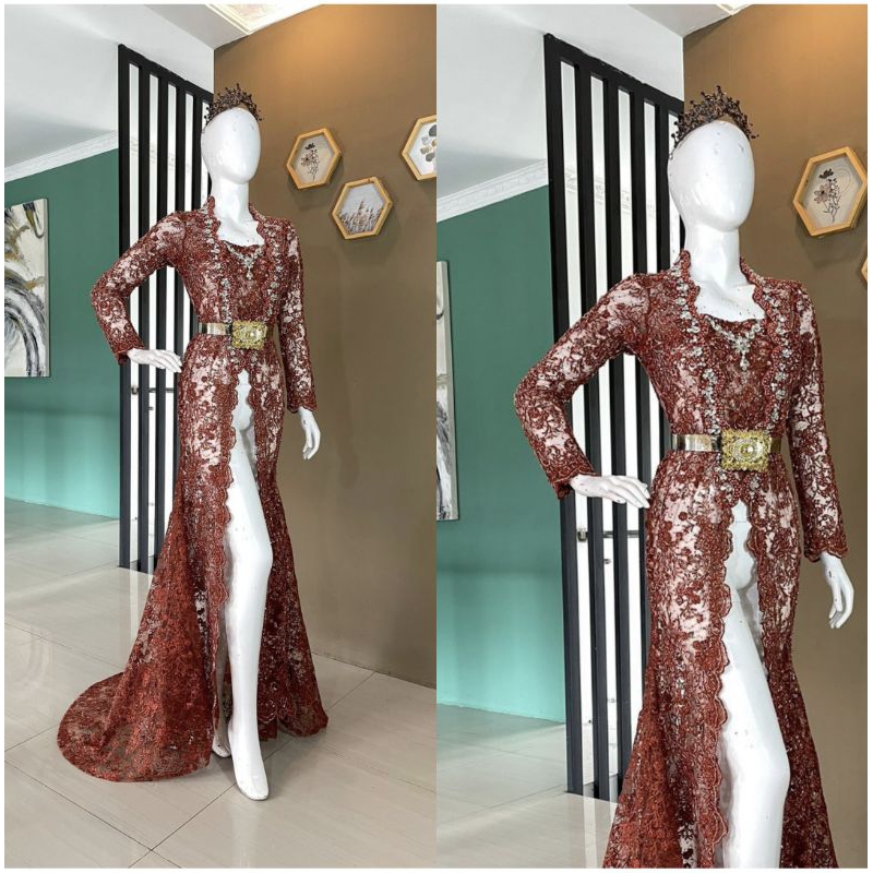 KEBAYA AKAD FULL PAYET BEREKOR MODERN//KEBAYA WEDDING MEWAH//BAJU PENGANTIN