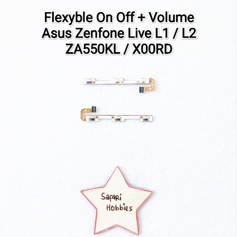 Fleksibel On Off Volume Asus Live L1 L2 / ZA550KL / X00RD