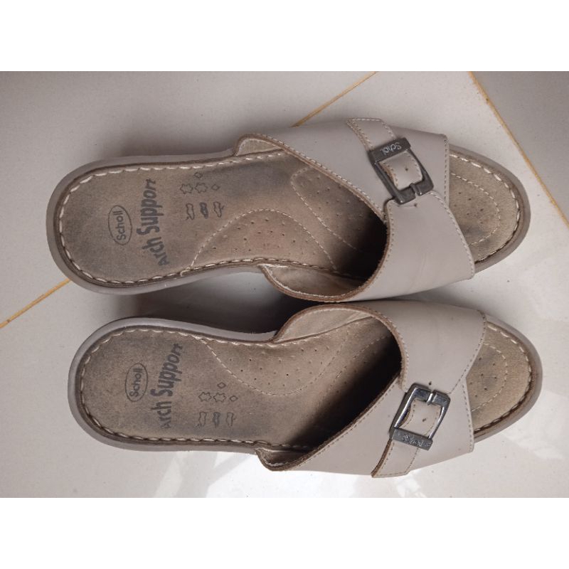 Sendal wanita wedges Scholl Rockport new blm pernah pake