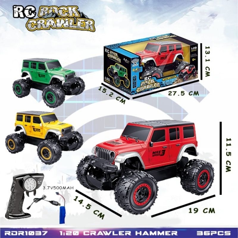 Mainan mobil RC jeep / mainan anak / mainan hobby