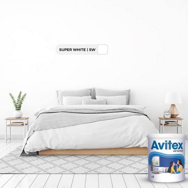 CAT TEMBOK INTERIOR AVITEX SUPER WHITE/SW (25 KG)