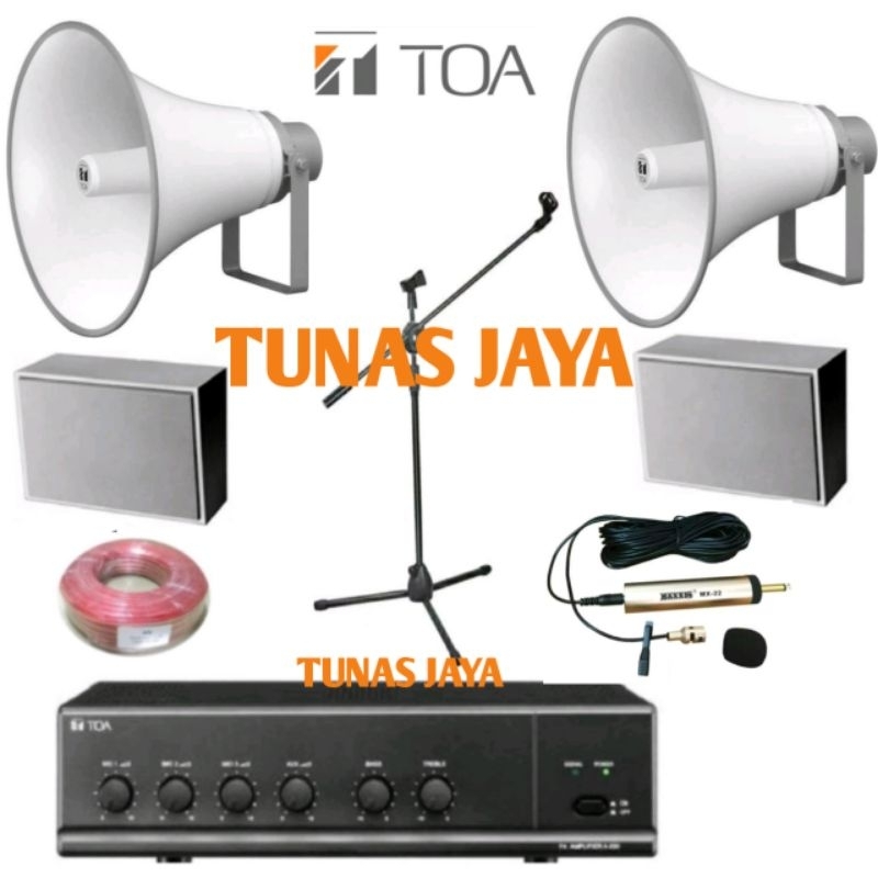 PAKET TOA SPEAKER LUAR DAN DALAM PAKET SOUND SYSTEM TOA MASJID DAN MUSHOLLA