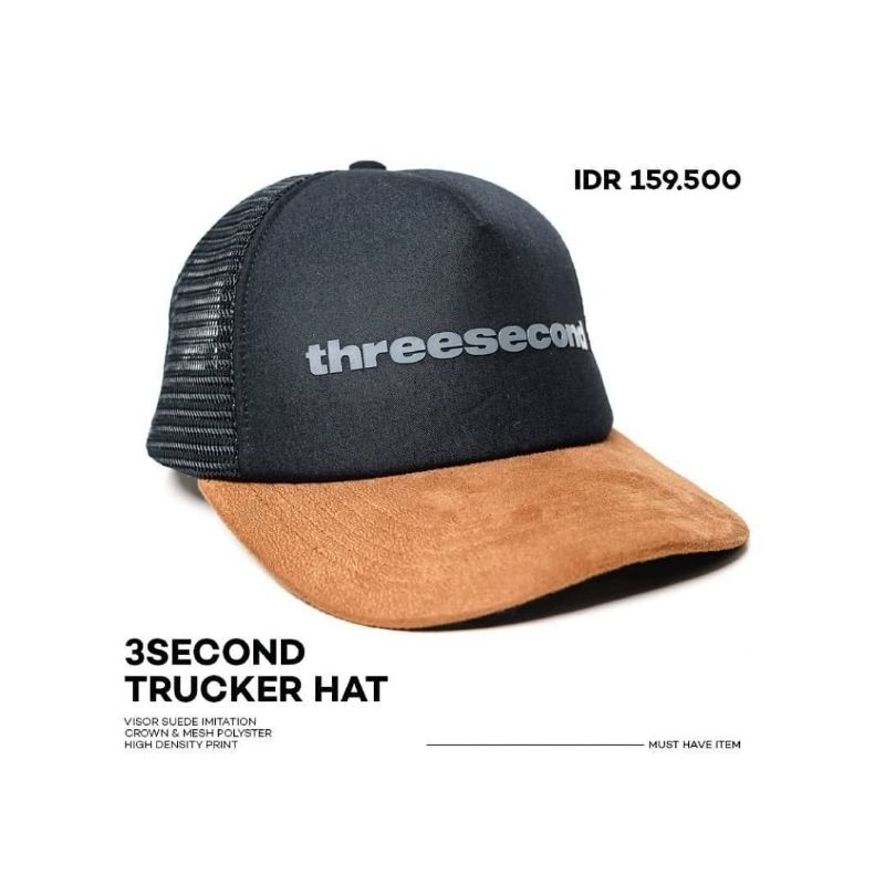 Topi 3SECOND GREENLIGHT ORIGINAL ,promo