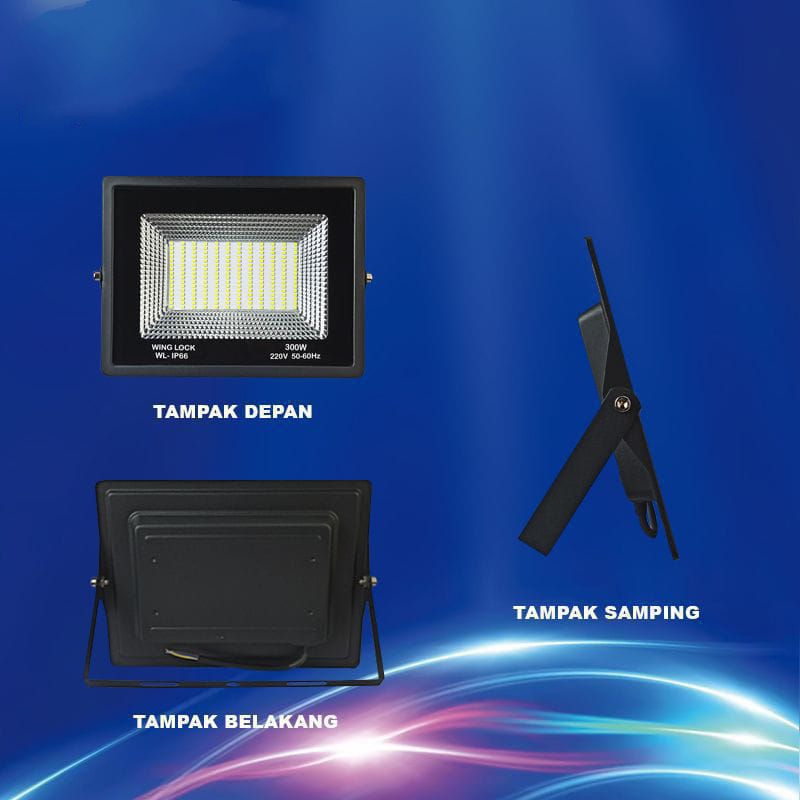 Wing Lock UK 50W, 100W, 200 W,300W Lampu , Sorot  , Tembak , Taman , Jalan , Proyek