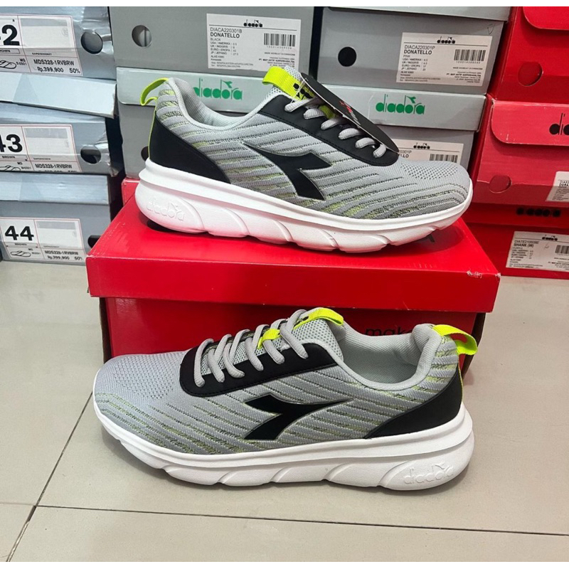 diadora empoli grey black