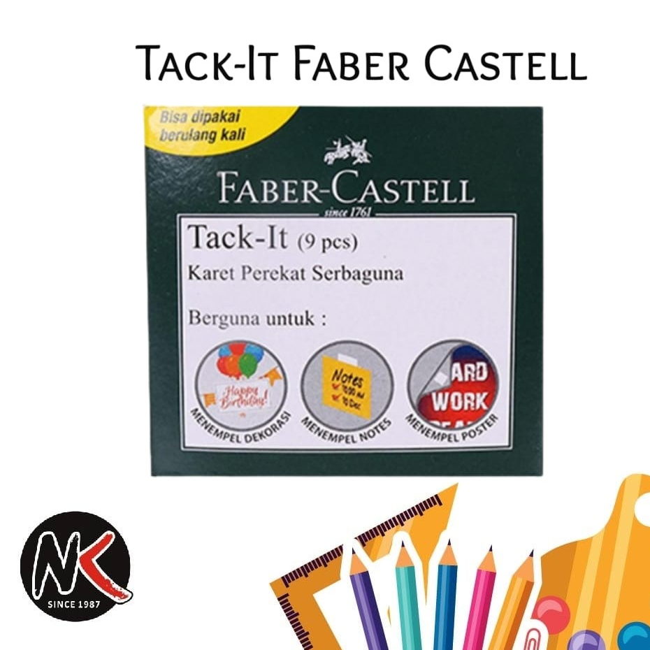 

Faber Castell Adhesive Tack It 9 Perekat Serbaguna