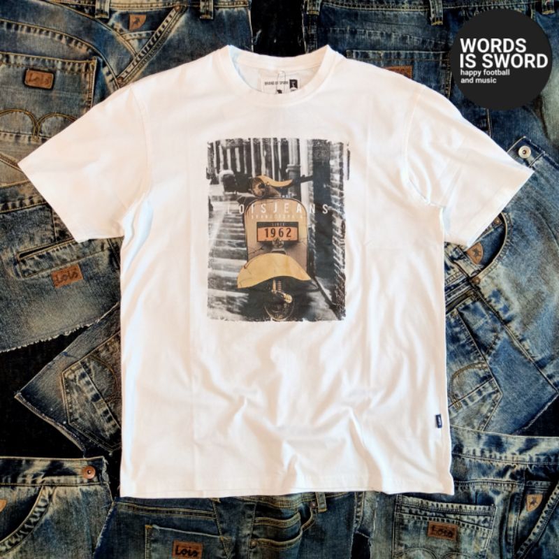 LOIS JEANS TSHIRT PUTIH
