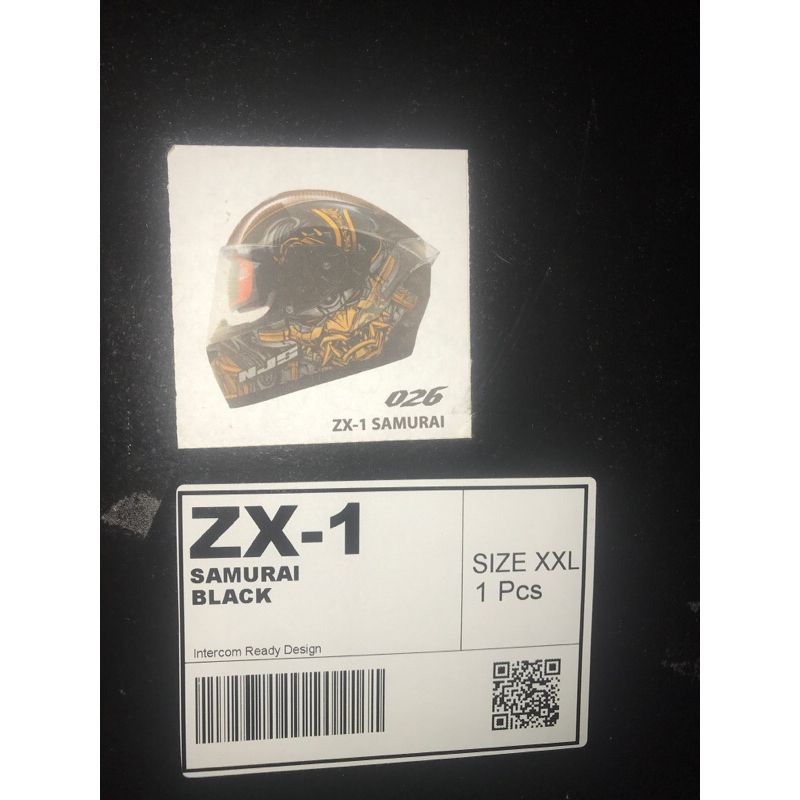 HELM NJS ZX-1 SAMURAI LIMITED EDITION - NJS ZX 1