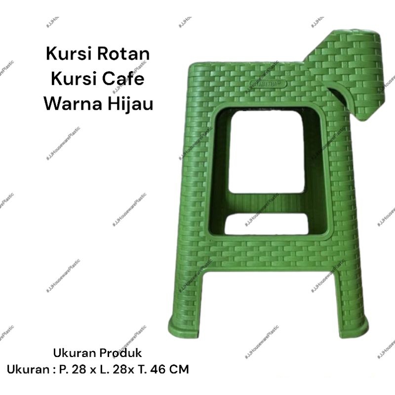 PROMO!!! 15pcs Kursi Plastik Kursi Baso Rotan Kursi Cafe Kursi Bubur