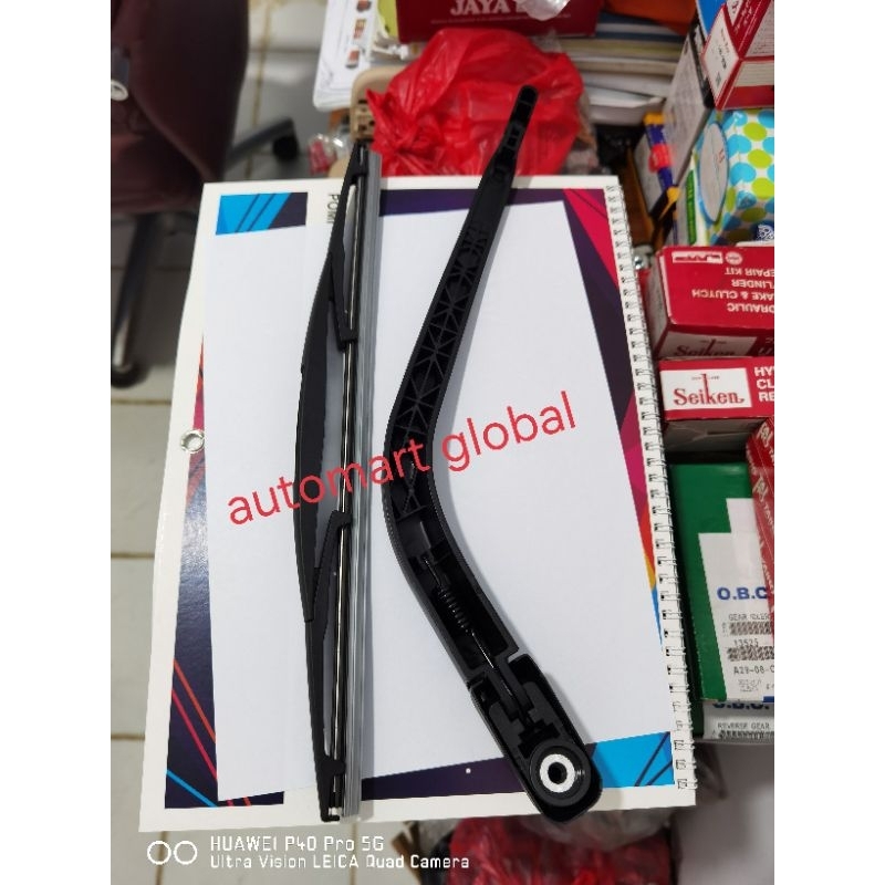 karet wiper belakang honda jazz vtec idsi lengkap gagang