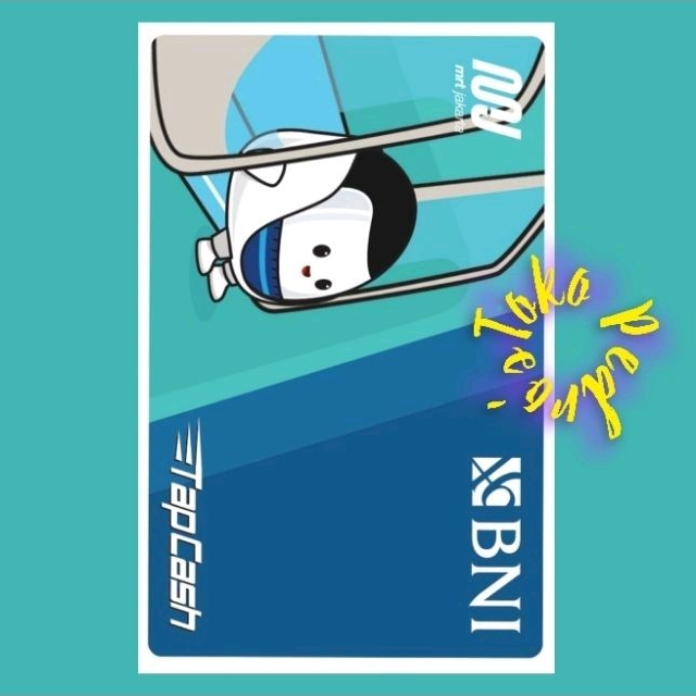 Tapcash BNI edisi MJ Hijau (MRT JAKARTA) Green Edition /Like eMoney eTOLL Brizzi or Flazz