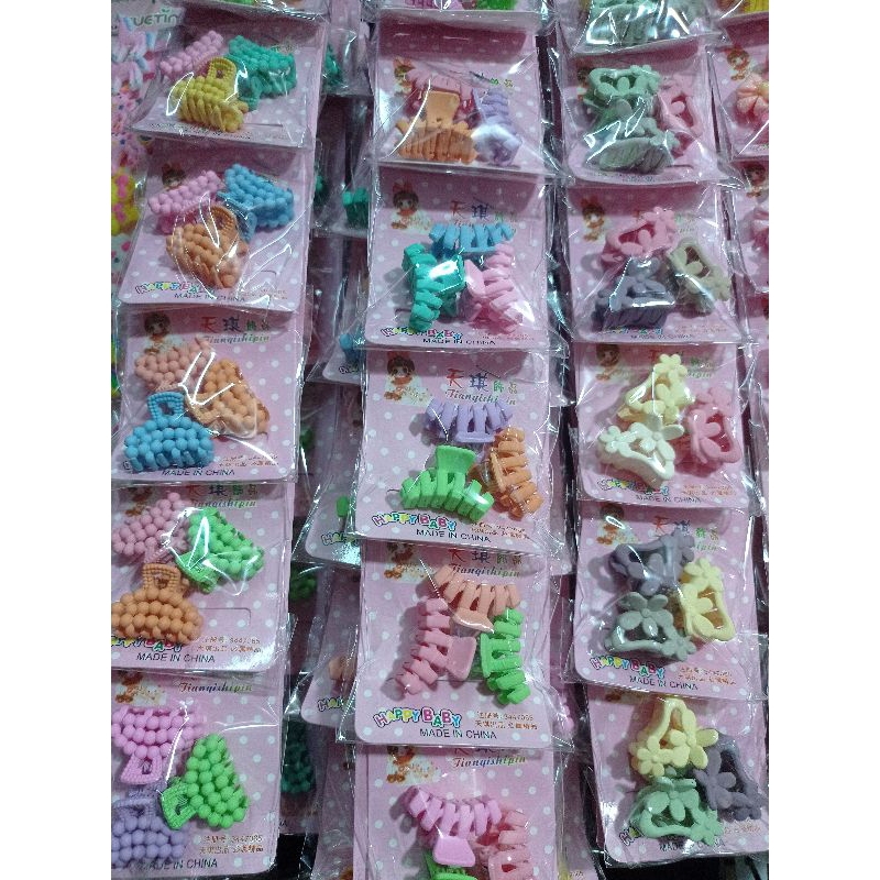 jepit anak poni dof isi 18 pcs