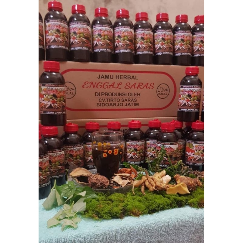jamu herbal enggal saras 10 botol