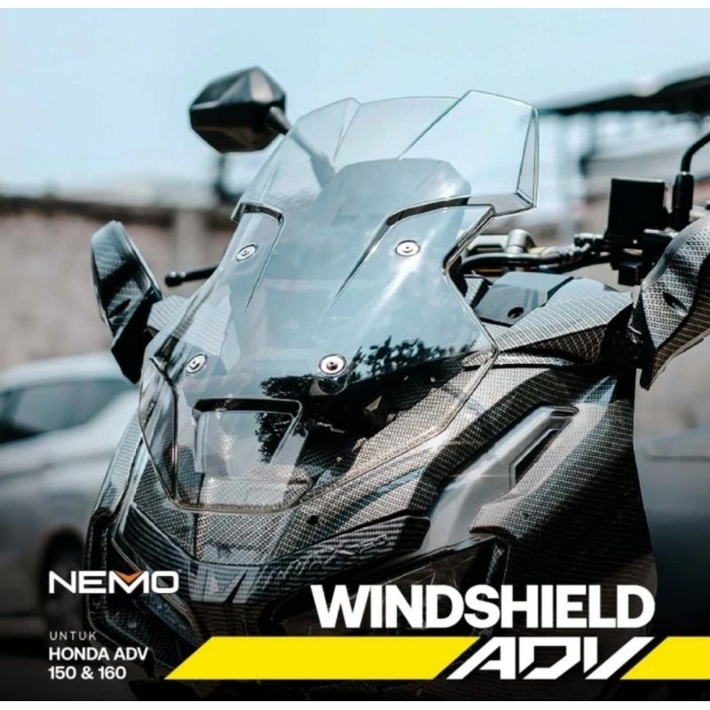 Visor Windshield honda adv 160 / adv 150 NEMO original