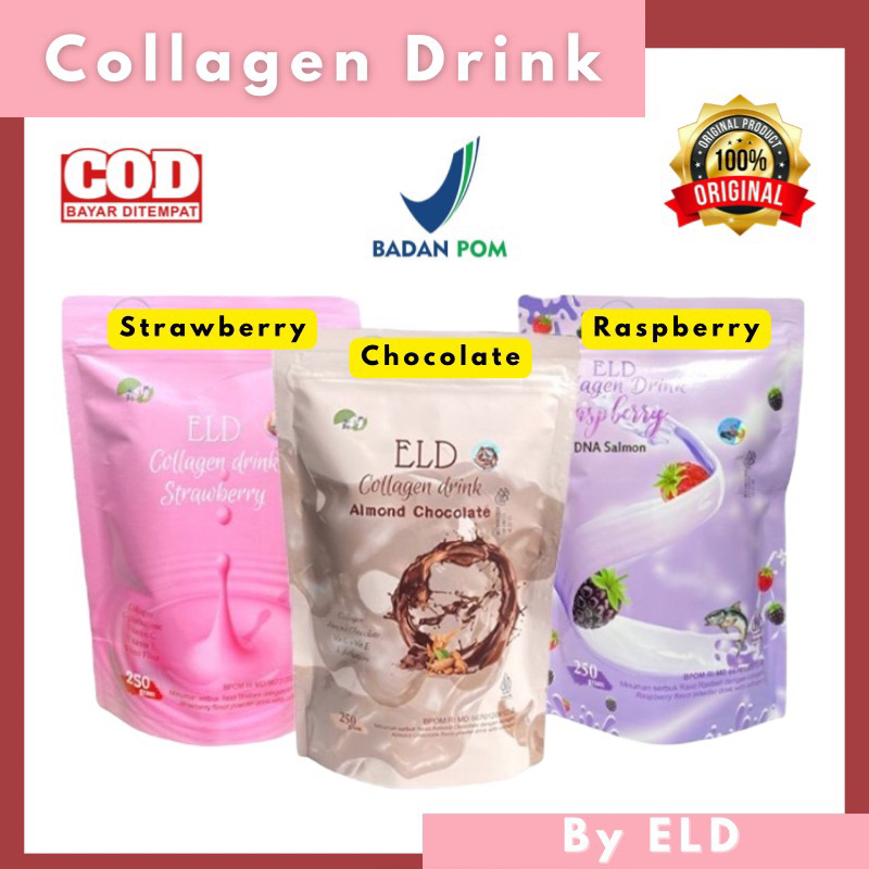 ELD Collagen Drink Pemutih Tubuh Minuman Kolagen dan Pelangsing Tubuh