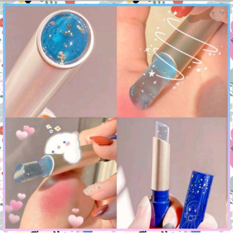 Lip Balm HANBOLI Rose Oil 24K Gold Lip Care Rubah Warna Moisturizing Waterproof Original