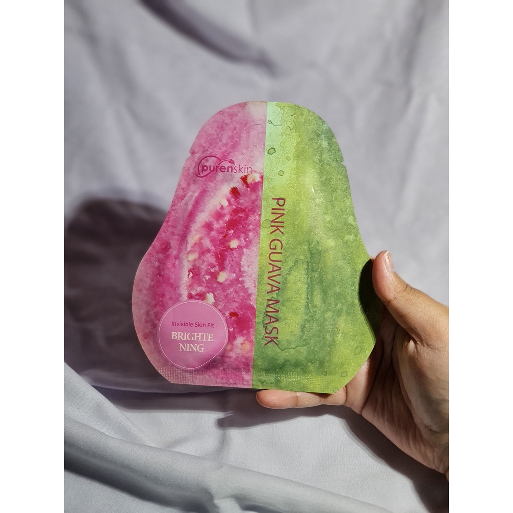 Purenskin Pink Guava Mask / Masker Wajah / Masker Muka KKV