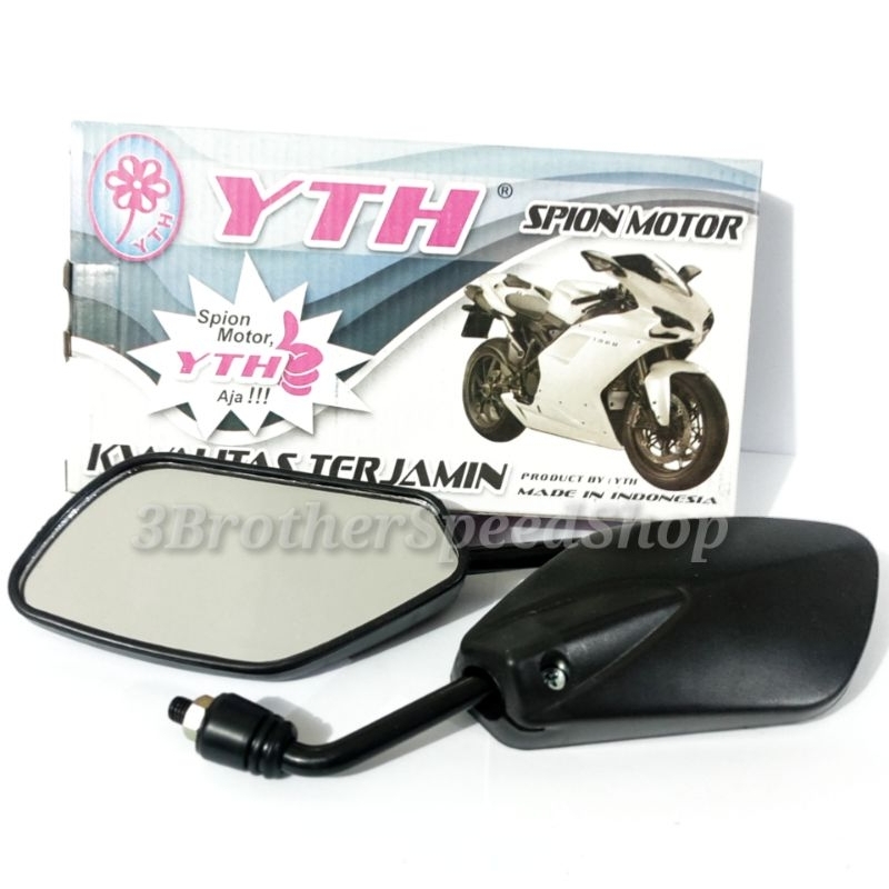 Kaca Spion Standar Model Motor Suzuki Shogun Gagang Mini Drat Suzuki 12mm Universal All Suzuki