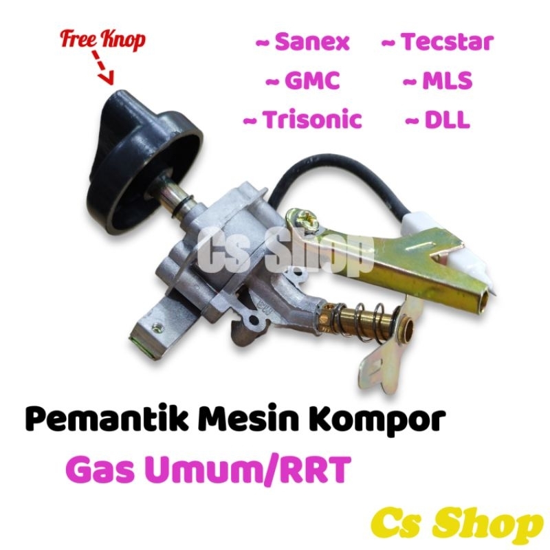 Pemantik Mesin Kompor Gas UMUM Api 1(Single)/Pemantik Kompor Gas RRT Model Valve